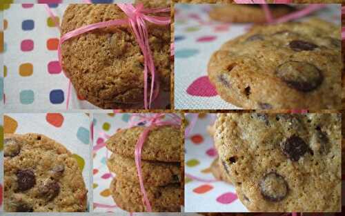 Cookies à la farine d'épeautre et au chocolat