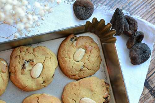 Cookies abricots secs fleur d'oranger et amandes