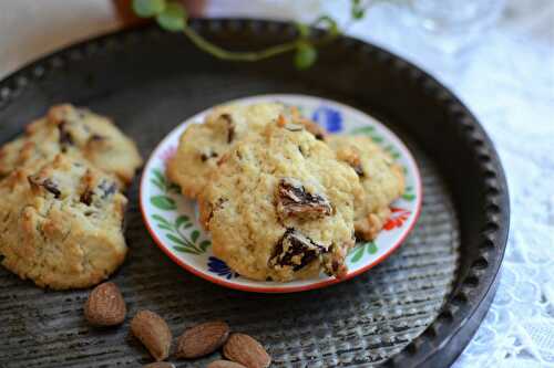 Cookies amandes abricots secs