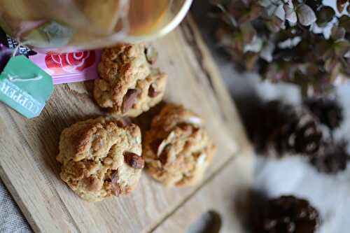 Cookies au beurre de cacahouète et amandes