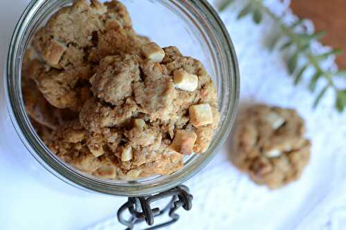 Cookies au beurre de cacahouète et chocolat blanc