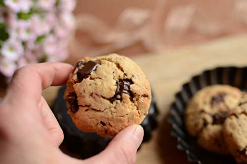 Cookies au beurre de cacahouète et chocolat sans gluten sans lait