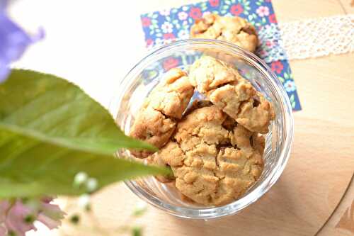 Cookies au beurre de cacahouète et pépites de chocolat au lait