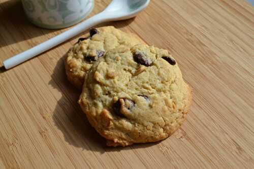Cookies au beurre de cacahouète et pépites de chocolat