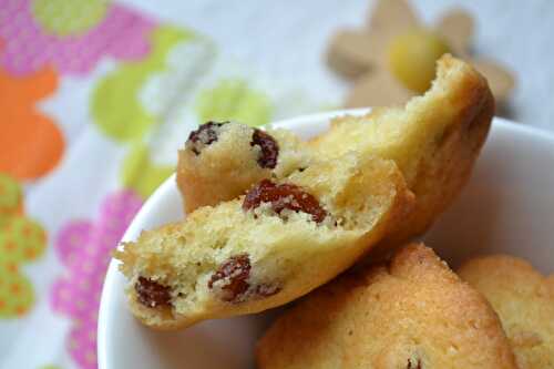 Cookies au chocolat blanc et raisins secs