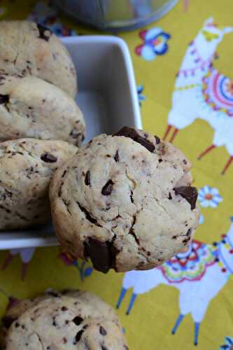 Cookies au chocolat #végan -            Hum, ça sent bon ...