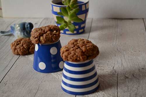 Cookies au lait d'amande, purée d'amande et  muesli sans oeuf