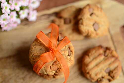 Cookies aux chuncks chocolat au lait sans beurre sans oeuf