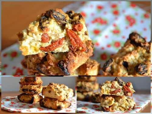 Cookies aux flocons d'avoine et aux baies de goji