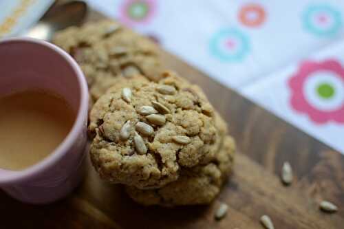 Cookies aux graines de tournesol et chocolat