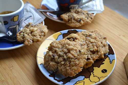 Cookies aux noisettes et chocolat