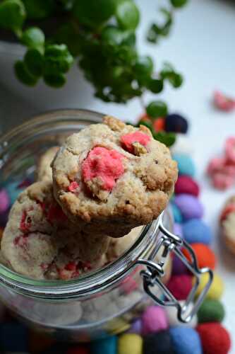 Cookies aux Pralines sans oeuf sans lactose