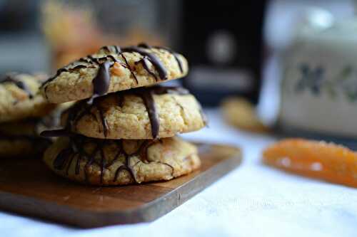 Cookies aux zestes d'orange confite