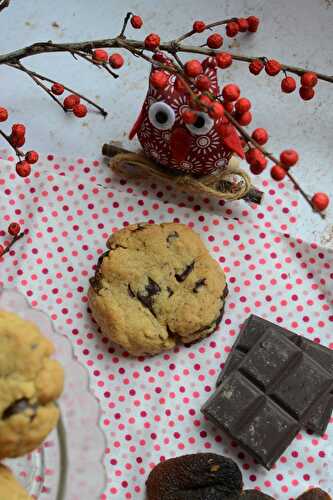 Cookies beurre de cacahouète chocolat et abricots secs L'Epîcerie en bocal