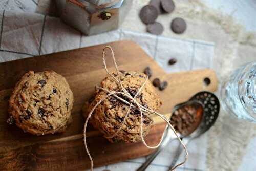 Cookies chocolat amande café