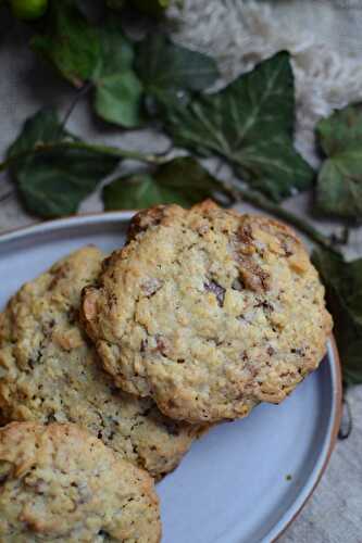 Cookies chocolat praliné et amandes