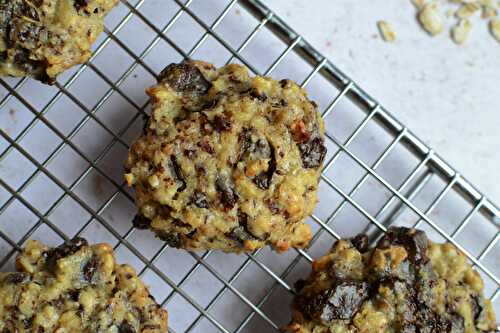 Cookies flocons d'avoine fromage blanc chocolat