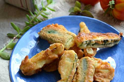 Courgettes en beignets - zucchine in pastella