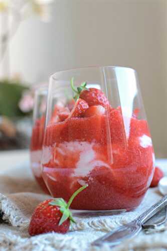 Crème mascarpone fraises