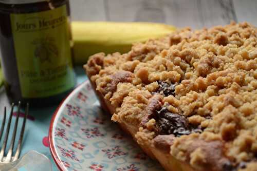 Crumbcake banane chocolat Jours Heureux