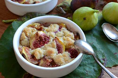 Crumble aux figues