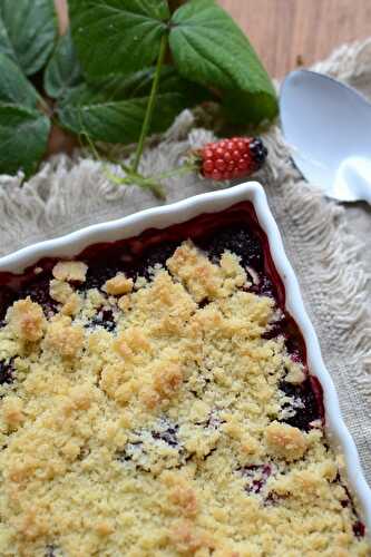 Crumble de mûres