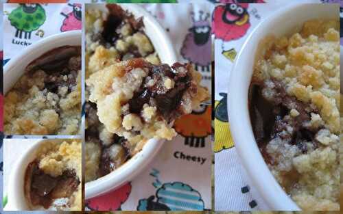 Crumble pommes poires Nutella