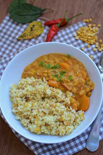Curry Chana Dal végétarien