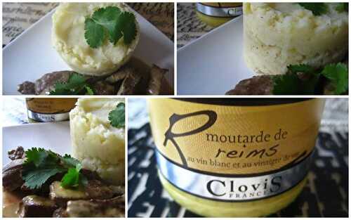Découverte de la moutarde Clovis et ma recette de foie poëlé