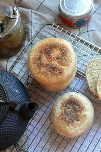 English muffins au levain