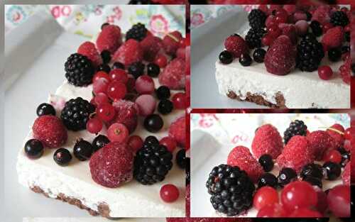 Entremets au fromage blanc et aux corn flakes