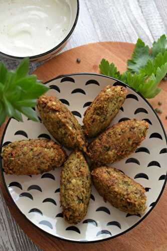 Falafels de lentilles germées végétarien