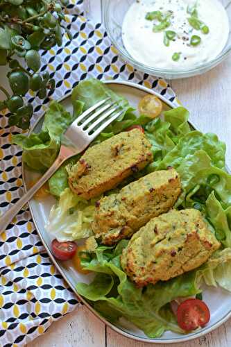 Falafels lentilles corail courgettes