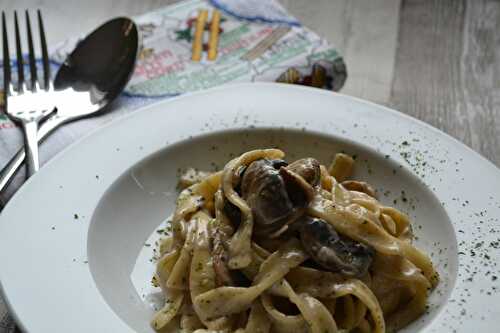 Fettucine aux champignons by Salomé