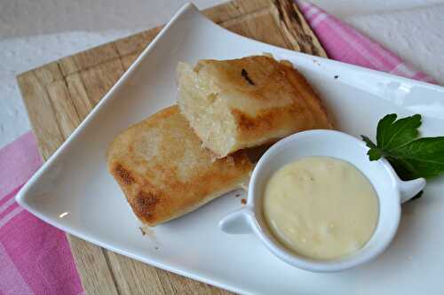 Feuilletés de choucroute et crème de Munster