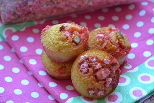 Financiers aux Pralines pour Octobre Rose