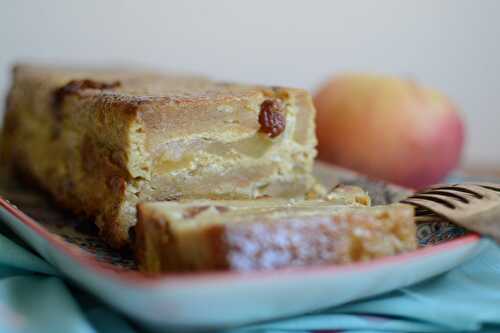 Flan brioché aux pommes zerogachi