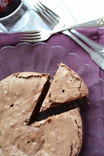 Fondant au chocolat - blancs d'oeuf