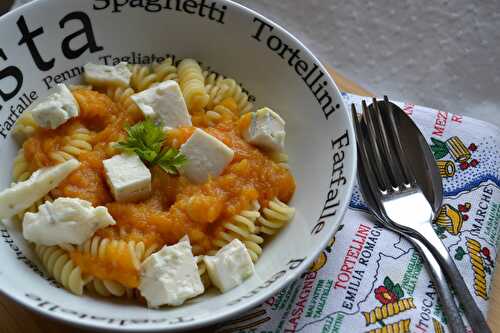 Fusilli zucca e Gongonzola