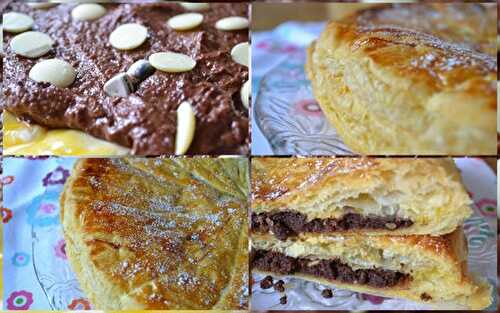 Galette des Rois au chocolat et pépites de chocolat blanc