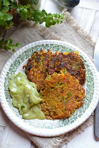 Galettes brocoli butternut végétarien