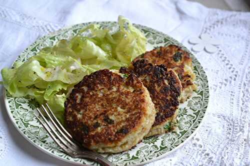 Galettes chou fleur et quinoa végérarien