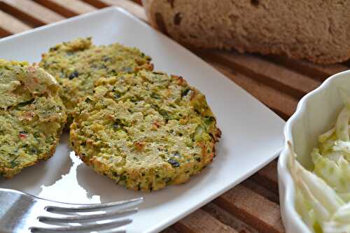 Galettes de courgettes végétarien