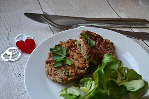 Galettes de haricots borlotti