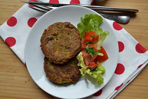 Galettes de lentilles végétarien