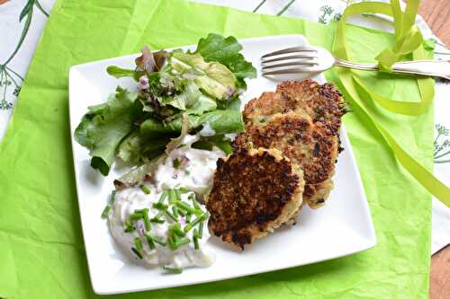 Galettes de quinoa végétarien