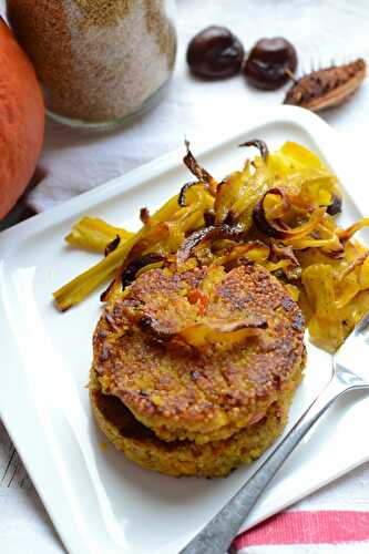 Galettes potimaron et quinoa