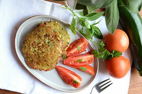 Galettes quinoa courgette végétarien