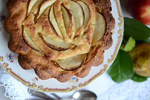 Gâteau à la compote de coings et pommes