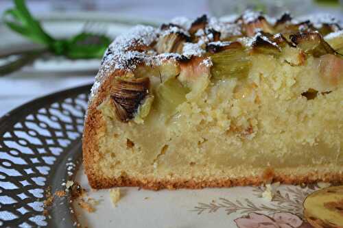 Gâteau à la rhubarbe